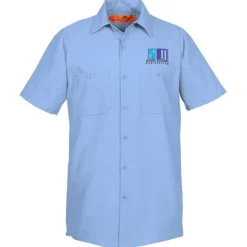 Red Kap Technician Short Sleeve Work Shirt - 24 hr