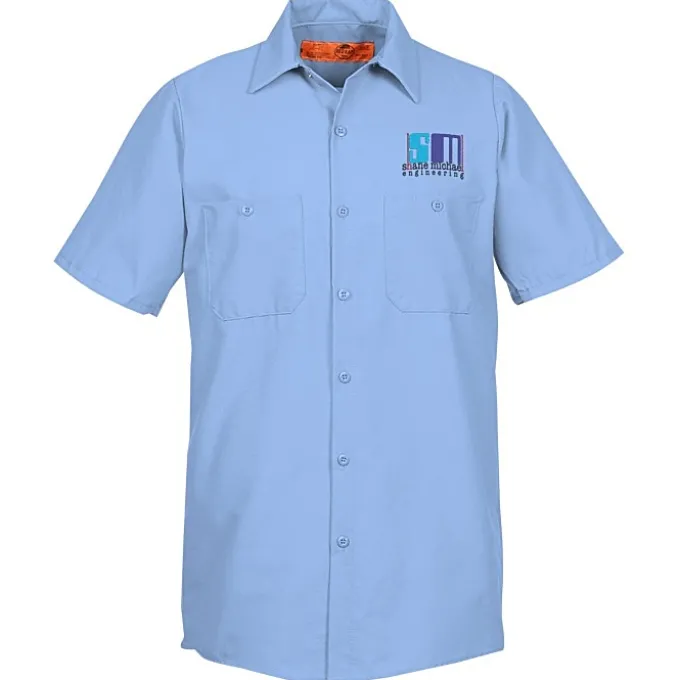 Red Kap Technician Short Sleeve Work Shirt - 24 hr