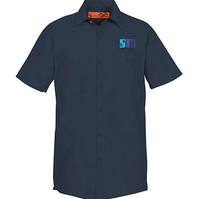 Red Kap Technician Short Sleeve Work Shirt - 24 hr