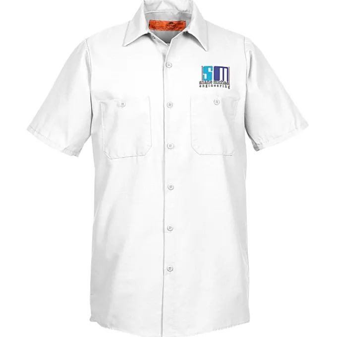 Red Kap Technician Short Sleeve Work Shirt - 24 hr
