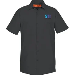 Red Kap Technician Short Sleeve Work Shirt - 24 hr