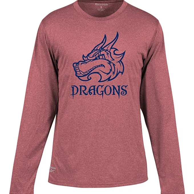 Reebok Performance LS Tee - Men's - Heathers - Screen