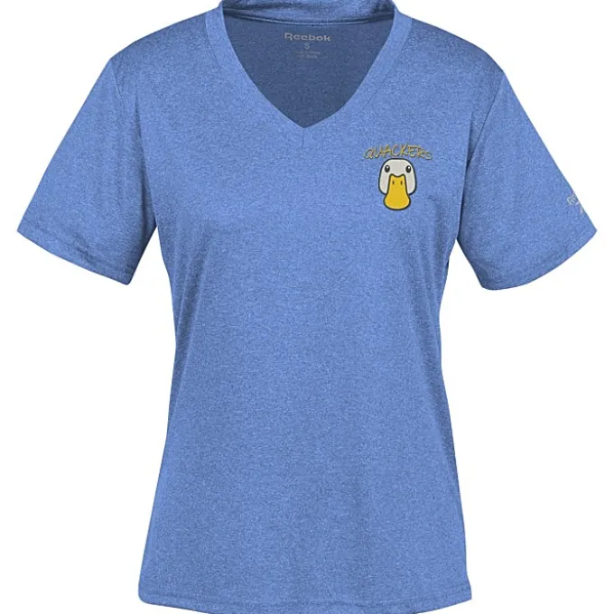 Reebok Performance Tee - Ladies' - Heathers - Embroidered