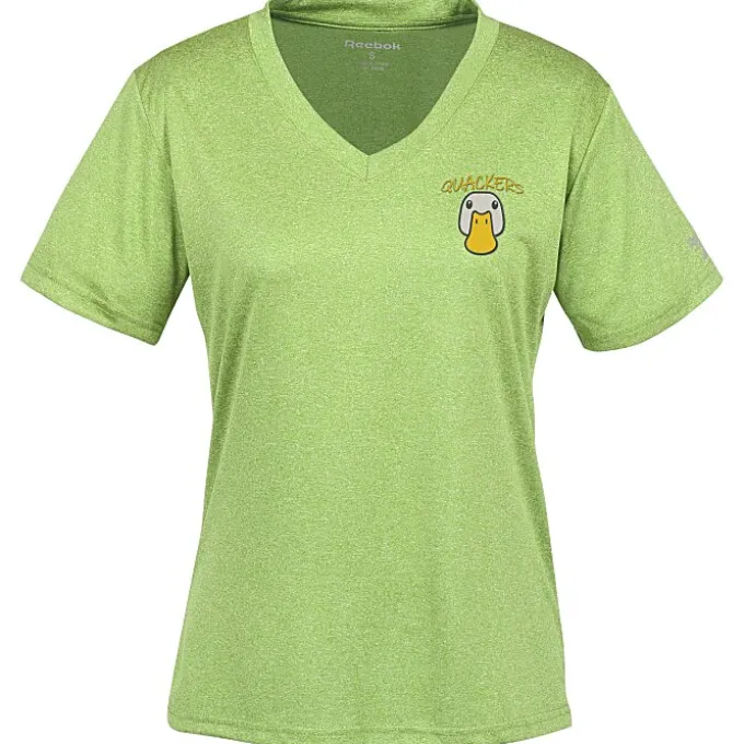 Reebok Performance Tee - Ladies' - Heathers - Embroidered