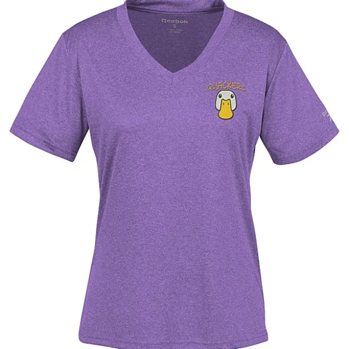 Reebok Performance Tee - Ladies' - Heathers - Embroidered