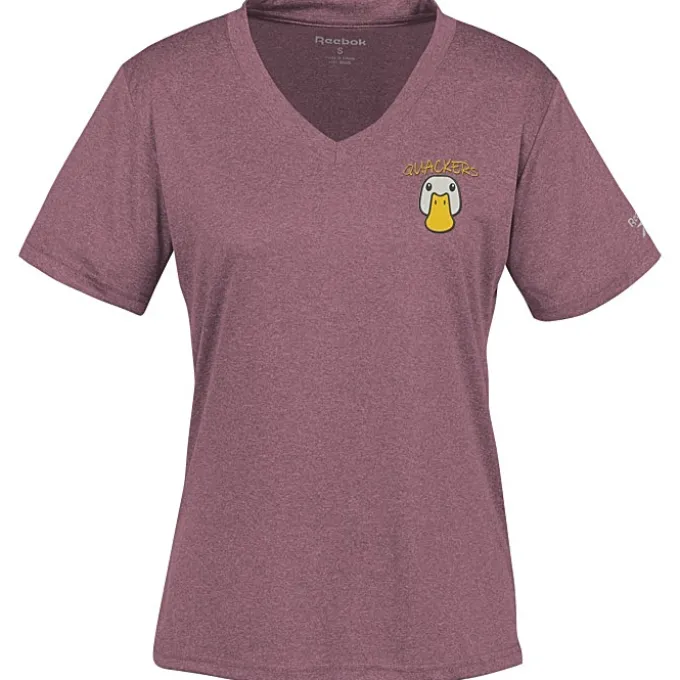 Reebok Performance Tee - Ladies' - Heathers - Embroidered