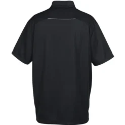 Reflective Accent Pinpoint Mesh Polo - Men's