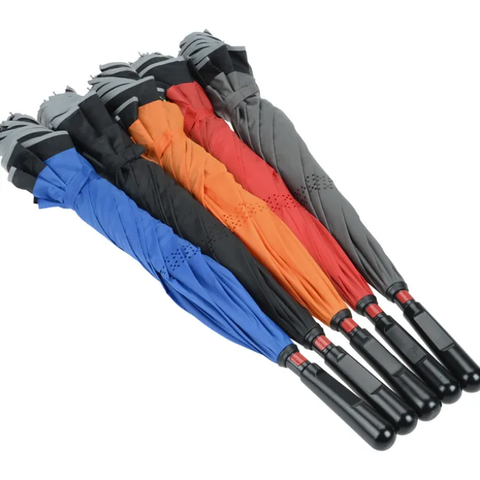 Reflective Edge Inversion Umbrella - 48-inch Arc - 24 hr