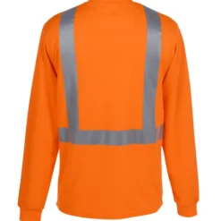 Reflective Performance Long Sleeve Pocket T-Shirt