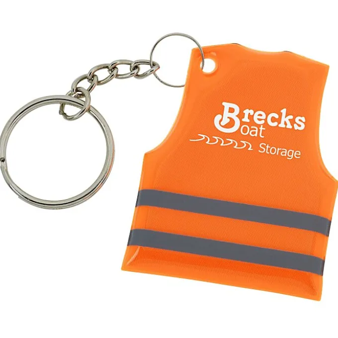 Reflective Safety Vest Keychain