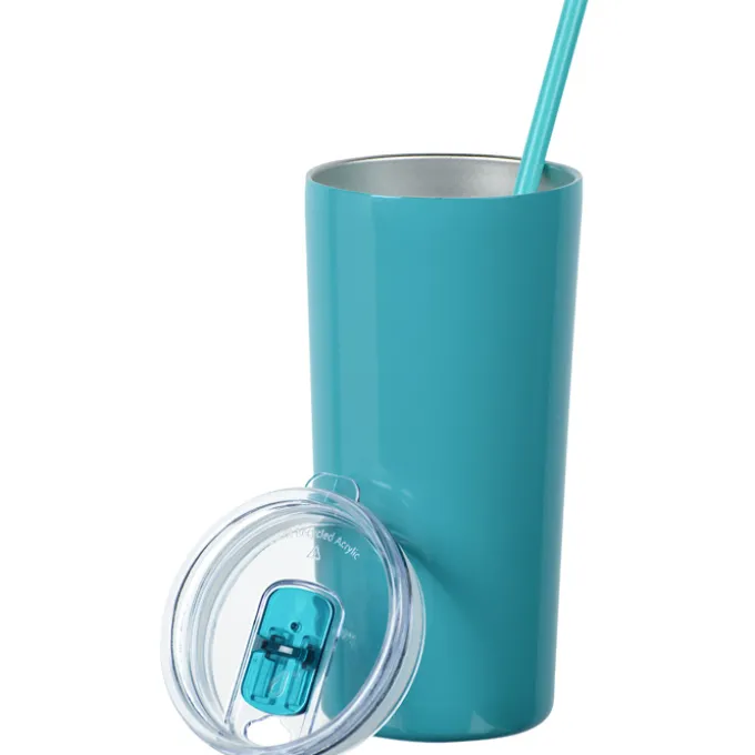 Refresh Baylos Vacuum Tumbler with Straw - 20 oz - 24 hr