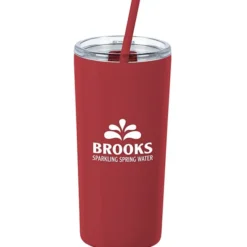 Refresh Baylos Vacuum Tumbler with Straw - 20 oz - 24 hr