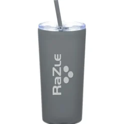 Refresh Baylos Vacuum Tumbler with Straw - 20 oz - Laser Engraved