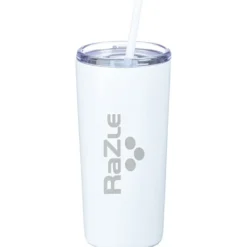 Refresh Baylos Vacuum Tumbler with Straw - 20 oz - Laser Engraved