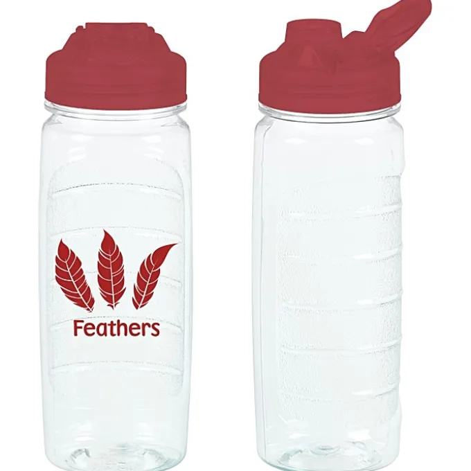 Refresh Clutch Water Bottle with Flip Lid - 20 oz - Clear