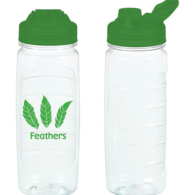 Refresh Clutch Water Bottle with Flip Lid - 20 oz - Clear