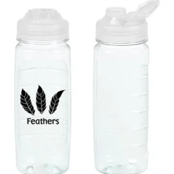 Refresh Clutch Water Bottle with Flip Lid - 20 oz - Clear