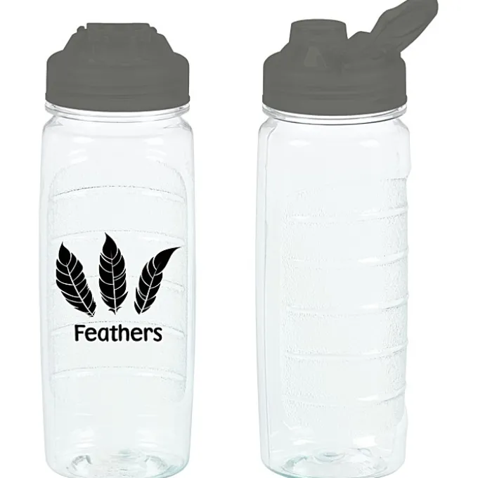 Refresh Clutch Water Bottle with Flip Lid - 20 oz - Clear