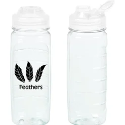 Refresh Clutch Water Bottle with Flip Lid - 20 oz - Clear - 24 hr