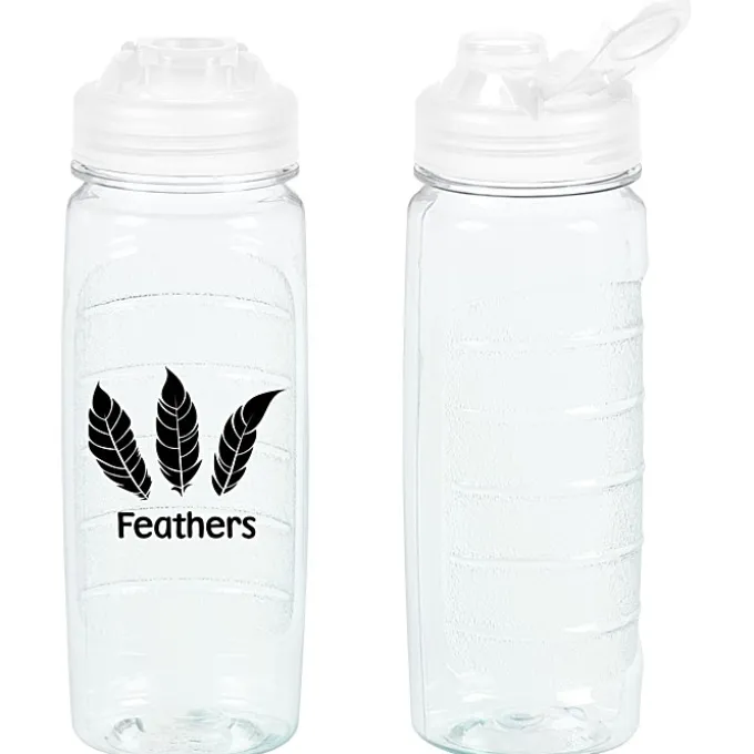 Refresh Clutch Water Bottle with Flip Lid - 20 oz - Clear - 24 hr