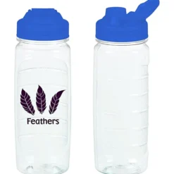 Refresh Clutch Water Bottle with Flip Lid - 20 oz - Clear - 24 hr