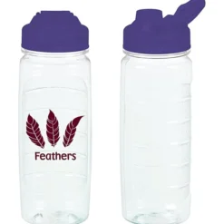 Refresh Clutch Water Bottle with Flip Lid - 20 oz - Clear - 24 hr