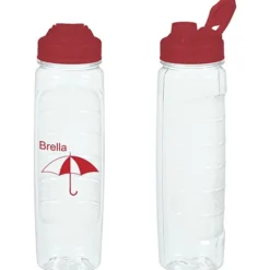 Refresh Clutch Water Bottle with Flip Lid - 28 oz - Clear - 24 hr
