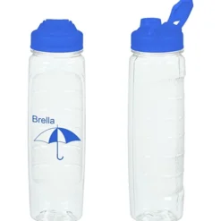 Refresh Clutch Water Bottle with Flip Lid - 28 oz - Clear - 24 hr
