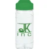 Refresh Cyclone Water Bottle with Flip Lid - 16 oz - Clear