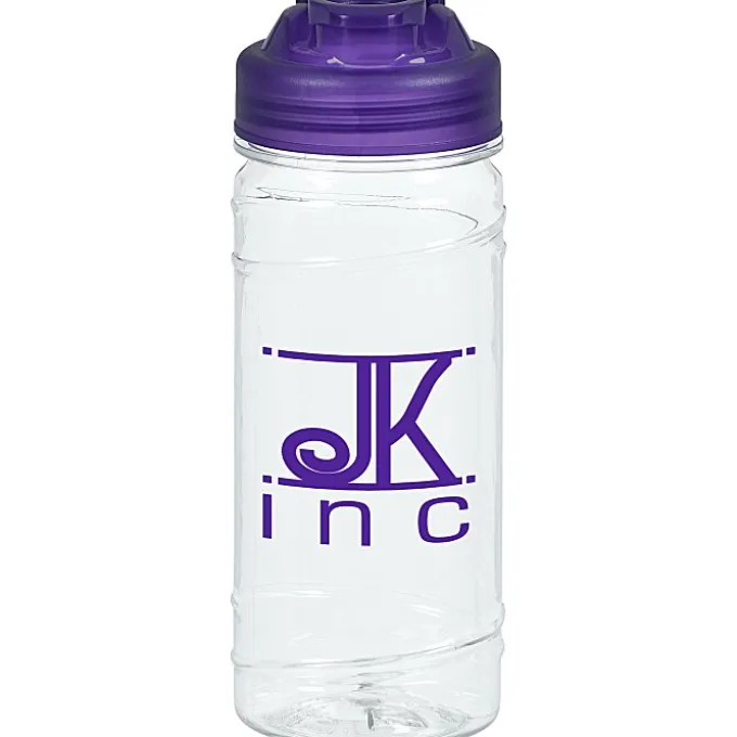 Refresh Cyclone Water Bottle with Flip Lid - 16 oz - Clear