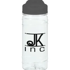 Refresh Cyclone Water Bottle with Flip Lid - 16 oz - Clear