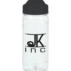 Refresh Cyclone Water Bottle with Flip Lid - 16 oz - Clear