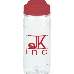 Refresh Cyclone Water Bottle with Flip Lid - 16 oz - Clear