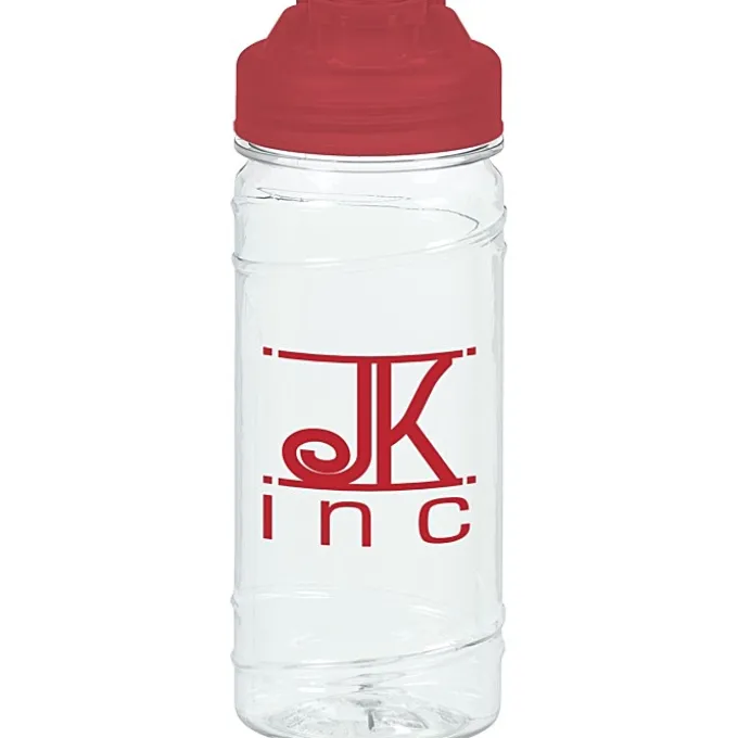 Refresh Cyclone Water Bottle with Flip Lid - 16 oz - Clear