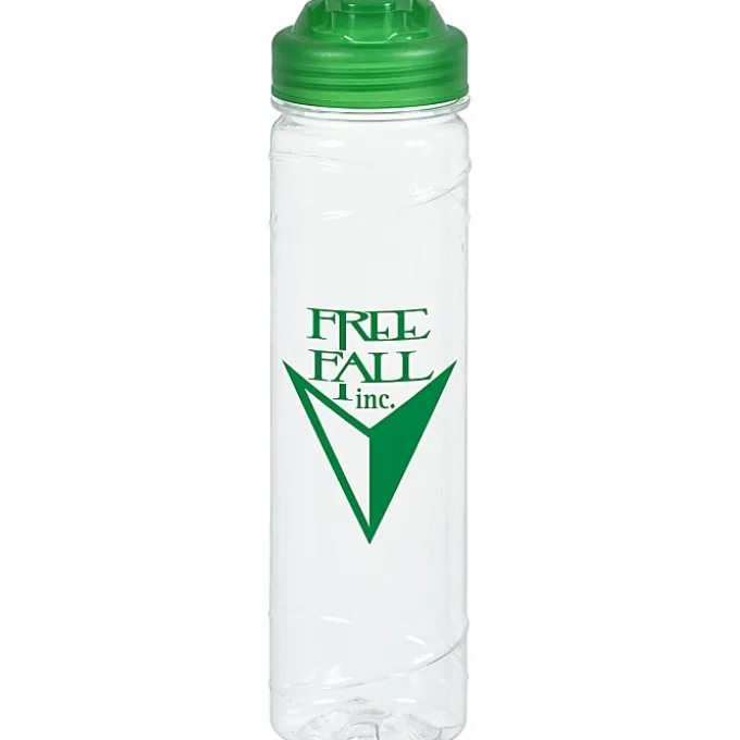 Refresh Cyclone Water Bottle with Flip Lid - 24 oz - Clear