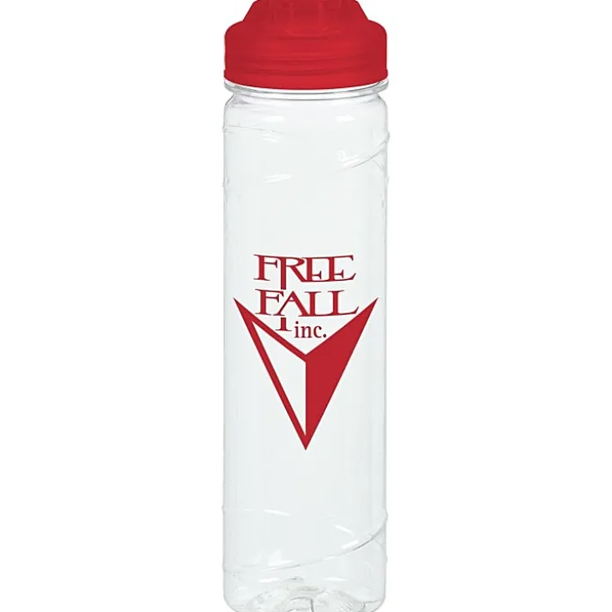 Refresh Cyclone Water Bottle with Flip Lid - 24 oz - Clear