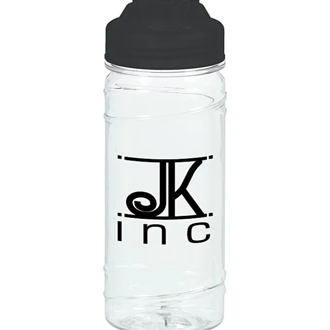 Refresh Cyclone Water Bottle with Flip Lid - 16 oz - Clear - 24 hr
