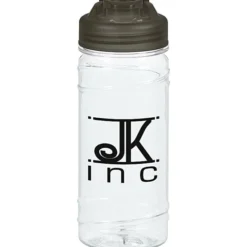 Refresh Cyclone Water Bottle with Flip Lid - 16 oz - Clear - 24 hr