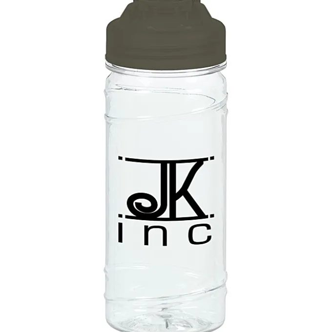 Refresh Cyclone Water Bottle with Flip Lid - 16 oz - Clear - 24 hr