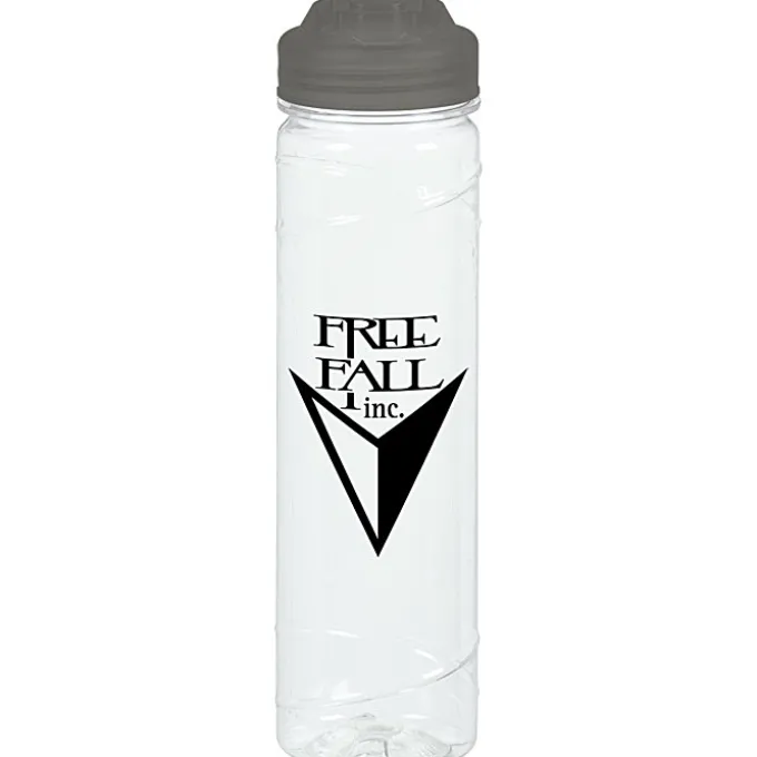 Refresh Cyclone Water Bottle with Flip Lid - 24 oz - Clear - 24 hr