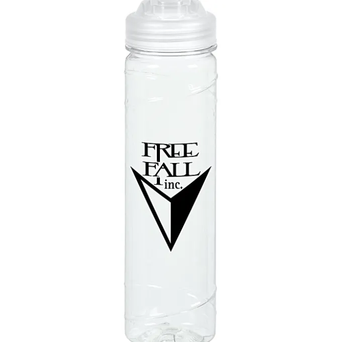 Refresh Cyclone Water Bottle with Flip Lid - 24 oz - Clear - 24 hr