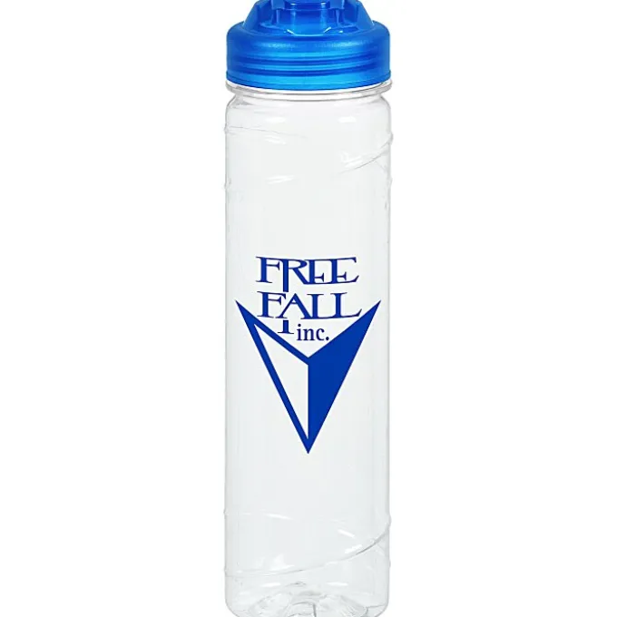 Refresh Cyclone Water Bottle with Flip Lid - 24 oz - Clear - 24 hr