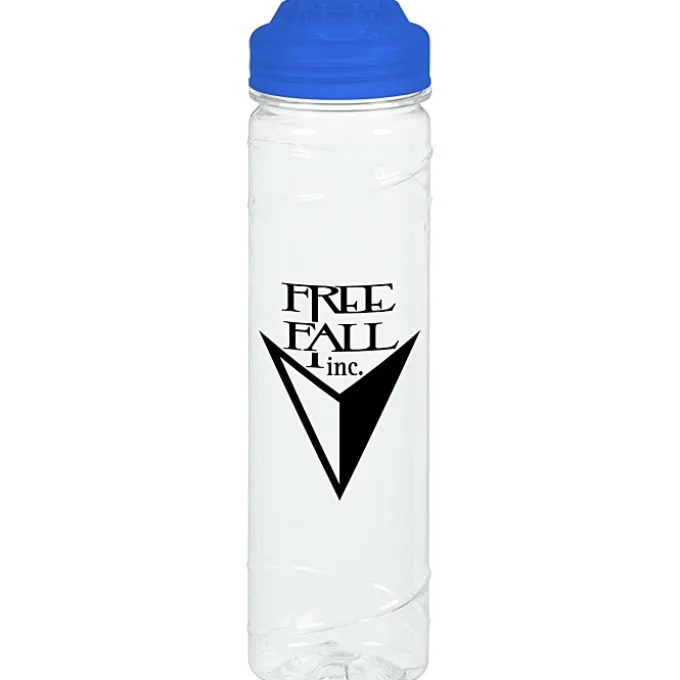 Refresh Cyclone Water Bottle with Flip Lid - 24 oz - Clear - 24 hr
