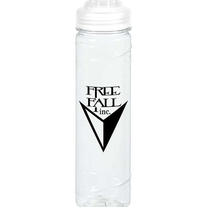 Refresh Cyclone Water Bottle with Flip Lid - 24 oz - Clear - 24 hr