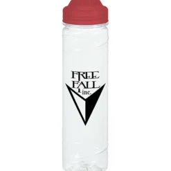 Refresh Cyclone Water Bottle with Flip Lid - 24 oz - Clear - 24 hr
