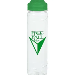 Refresh Cyclone Water Bottle with Flip Lid - 24 oz - Clear - 24 hr