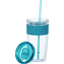 Refresh Pebble Tumbler with Straw - 16 oz - Full Color