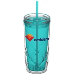 Refresh Simplex Tumbler with Straw - 16 oz - Full Color