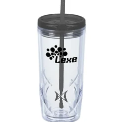 Refresh Simplex Tumbler with Straw - 16 oz - Clear