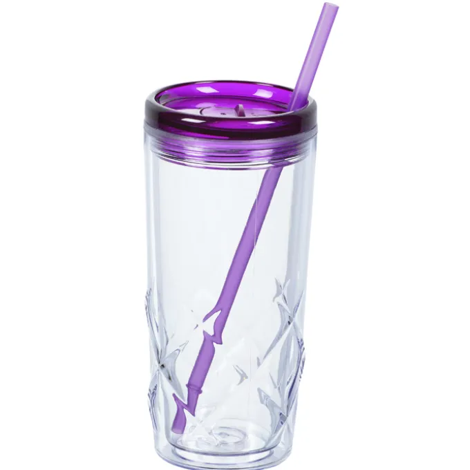 Refresh Simplex Tumbler with Straw - 16 oz - Clear